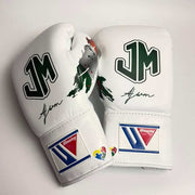 Winning White Flag style Boxing Gloves 16oz Secure Fit Training