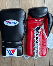 Winning Black/Red Boxing Gloves Beginner Friendly Training Gloves