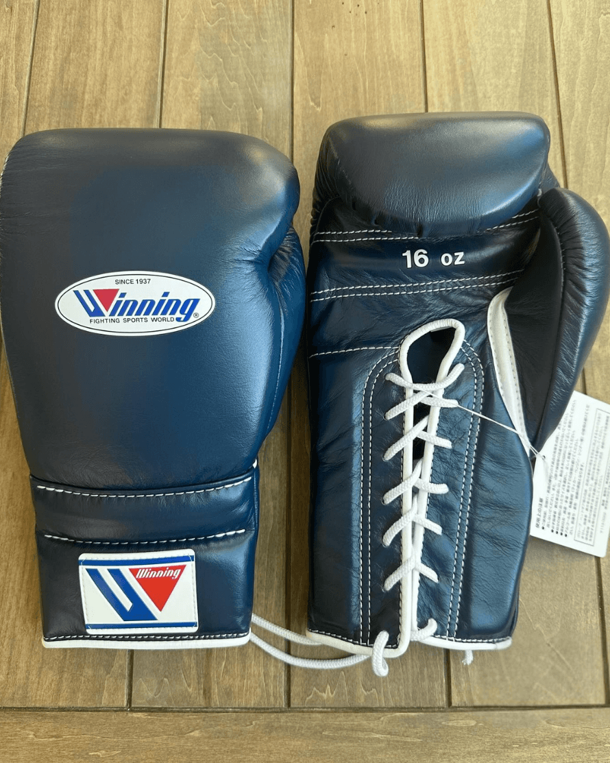 Winning dark-Blue 14oz Boxing Gloves High Quality Gym Gloves