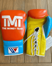 Winning Orange/Yellow/Blue 14oz Boxing Gloves Custom Sparring Gloves
