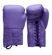 Winning Boxing Gloves Purple 14oz Leather Training Gloves