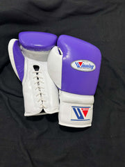 Winning Purple/White Boxing Gloves Durable Sparring Gloves