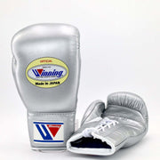 Winning Silver 14oz Boxing Gloves Custom Sparring Gloves