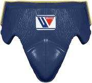 Winning Dark-Blue/Gold Groin Protector Durable Gym Training Gear