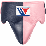 Winning Dark-Blue/Pink Groin Protector Durable Gym Training Gear