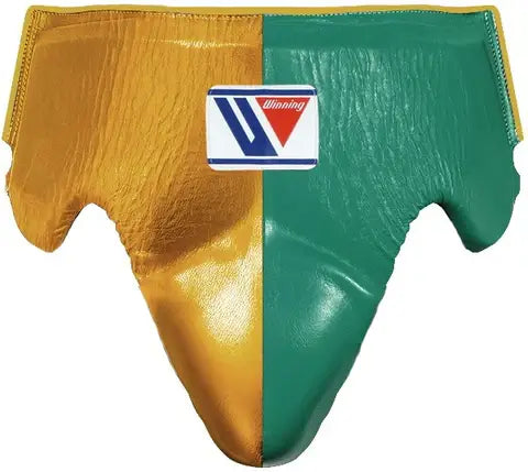 Winning Groin Guard Gold/Green Premium Training Protection