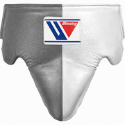 Winning Grey/White Leather Groin Guard Classic Training Gear