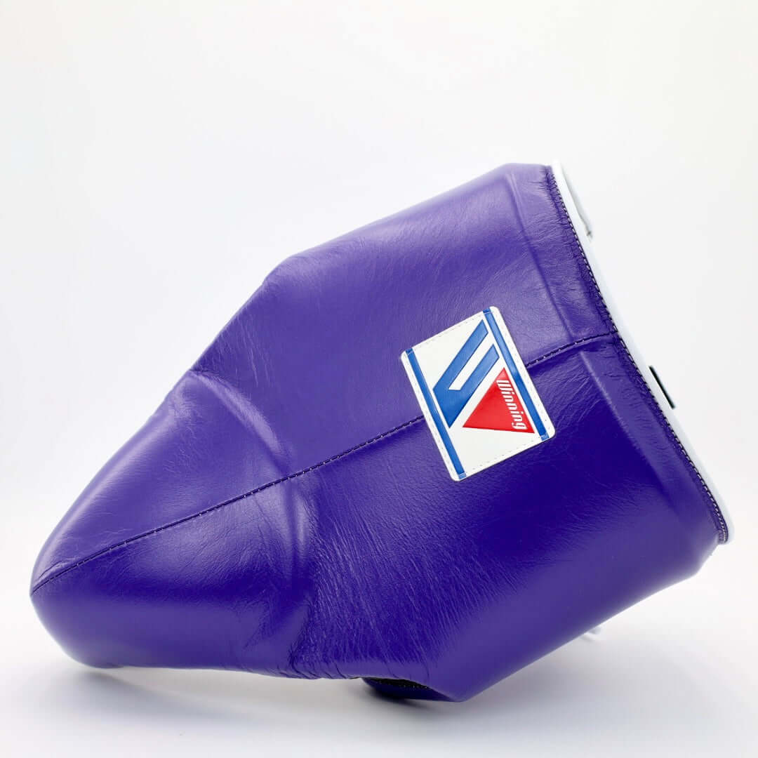 Winning Purple Leather Groin Guard Classic Training Gear
