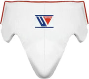 Winning White/Red Groin Protector Premium Training Guard
