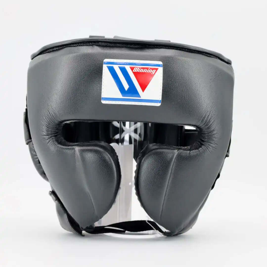 Winning Black Headgear Durable Training Protection Gear