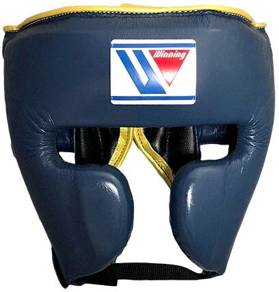 Winning Blue/Gold Headgear Durable Training Protection Gear
