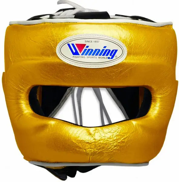 Winning Gold Headgear Heavy Duty Gym Training Headguard