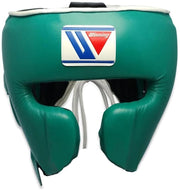 Winning Green/White Headgear Durable Training Protection Gear