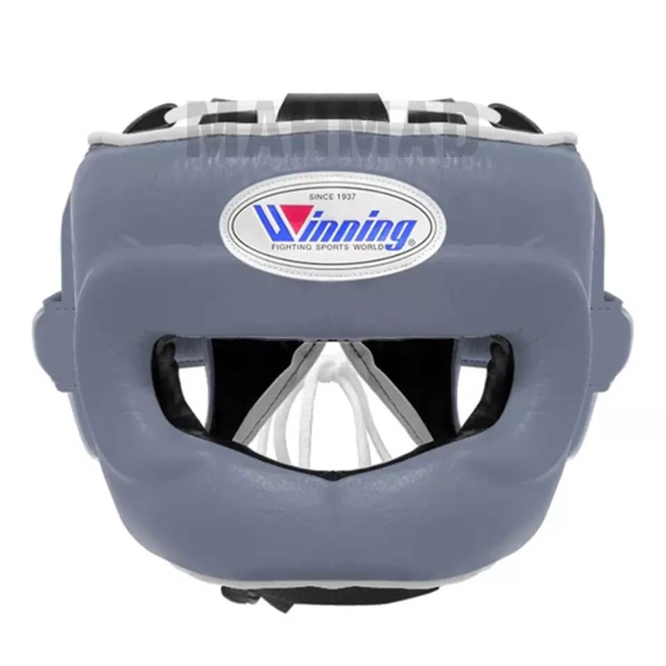 Winning Grey Headgear Heavy Duty Gym Training Headguard