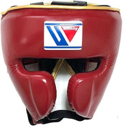 Winning Red/Gold Headgear Durable Training Protection Gear