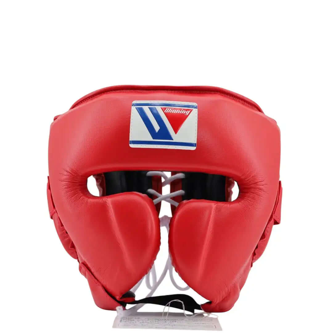 Winning Boxing Headgear Red Premium Training Headguard