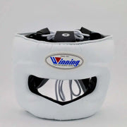 Winning White Boxing Headguard Secure Fit Training Headgear