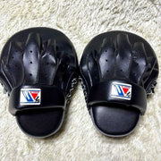 Winning Black Punching Mitts Heavy Duty Gym Training Pair