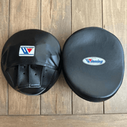 Winning Black Punching Mitts Heavy Duty Gym Training Pair
