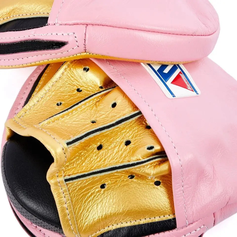 Winning PinkGold Punching Mitts Premium Heavy Duty Training Mitts