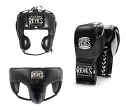 Cleto Reyes Boxing Gloves Set Black/White Premium Fight Gear