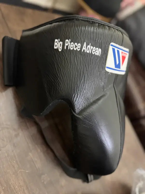 Winning Black/Yellow/White Boxing Set Custom Training Groinguard