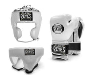 Cleto Reyes Boxing Gloves Set White/Black Professional Sparring Gear