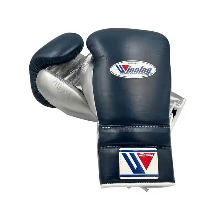 Winning Boxing Gloves Set Dark-Blue/Silver Gloves