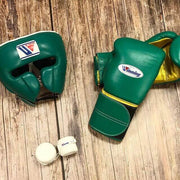 Winning Green/Gold Complete Boxing Set Customizable Training Bundle