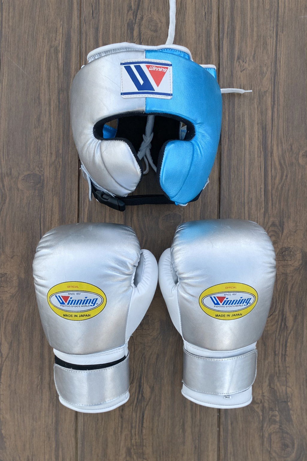 Winning Training Gloves Set Silver/Blue Budget Friendly Collection