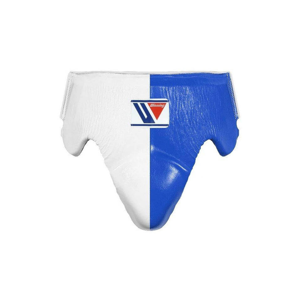 Winning Sparring Boxing Set White/Sky-Blue Groinguard