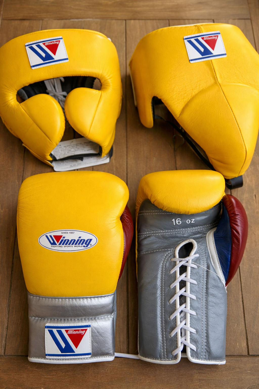 Affordable Winning Heavy Duty Gloves Set Yellow/Grey/Broen/Blue Gym Collection