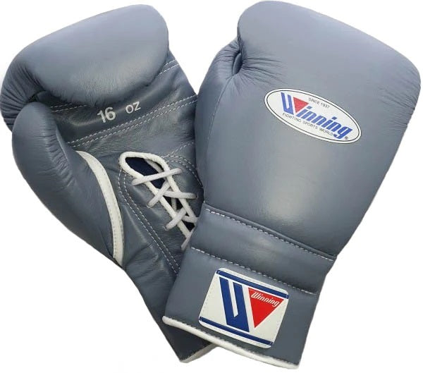 winning boxing gloves grey professional boxing gear premium quality