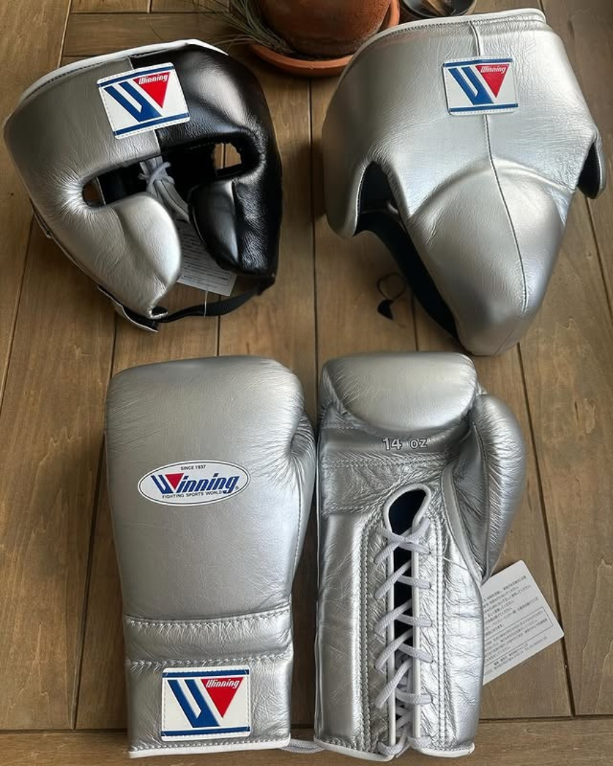 Affordable Winning Heavy Duty Gloves Set Silver/Black Gym Collection