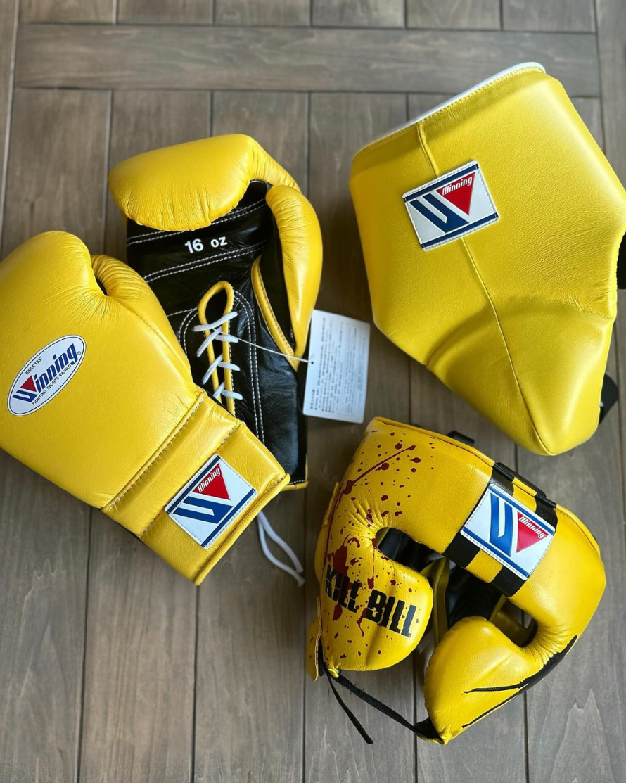 Winning Training Gloves Set Yellow Customizable Bundle