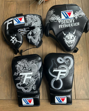 Custom Winning Boxing Set , Headguard & Groinguard , Sparring & Training Gloves