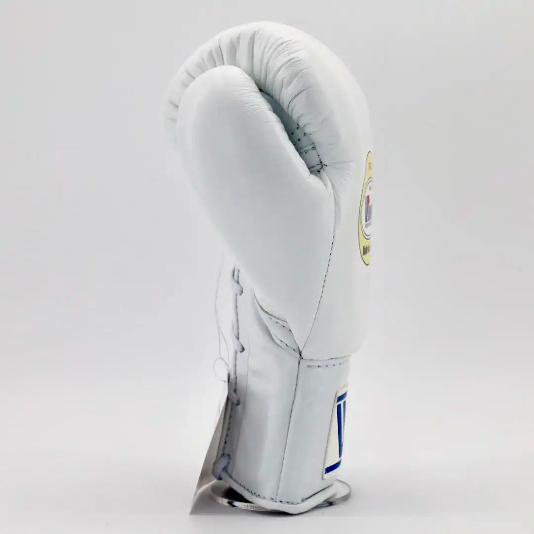 Winning White Leather Boxing Gloves Thumb View