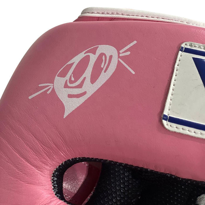 Winning Pink Boxing Set Fitness Training Headguard View