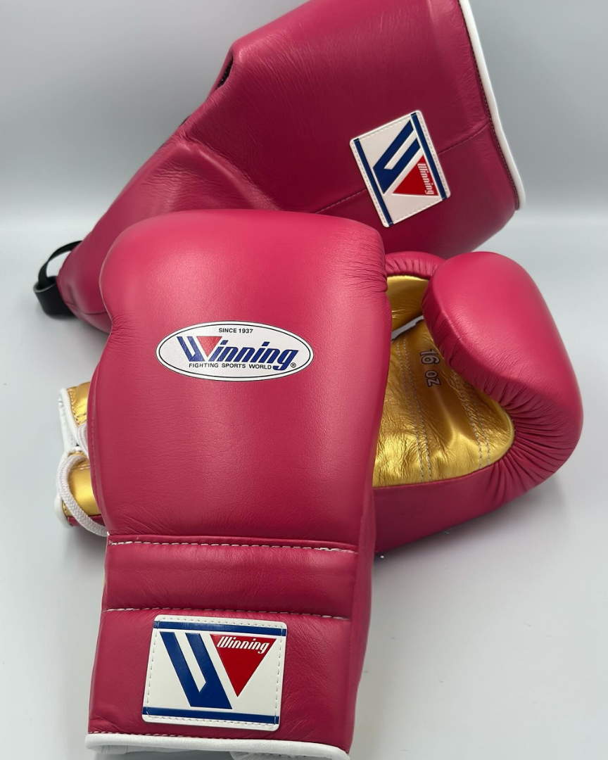 Winning Pink/Gold Complete Boxing Set Customizable Training Bundle