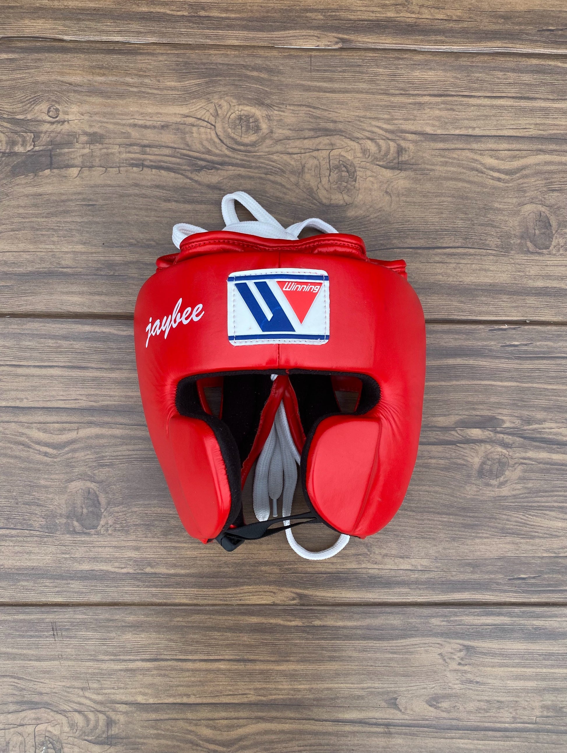Winning Red/Black Full Boxing Set Headguard