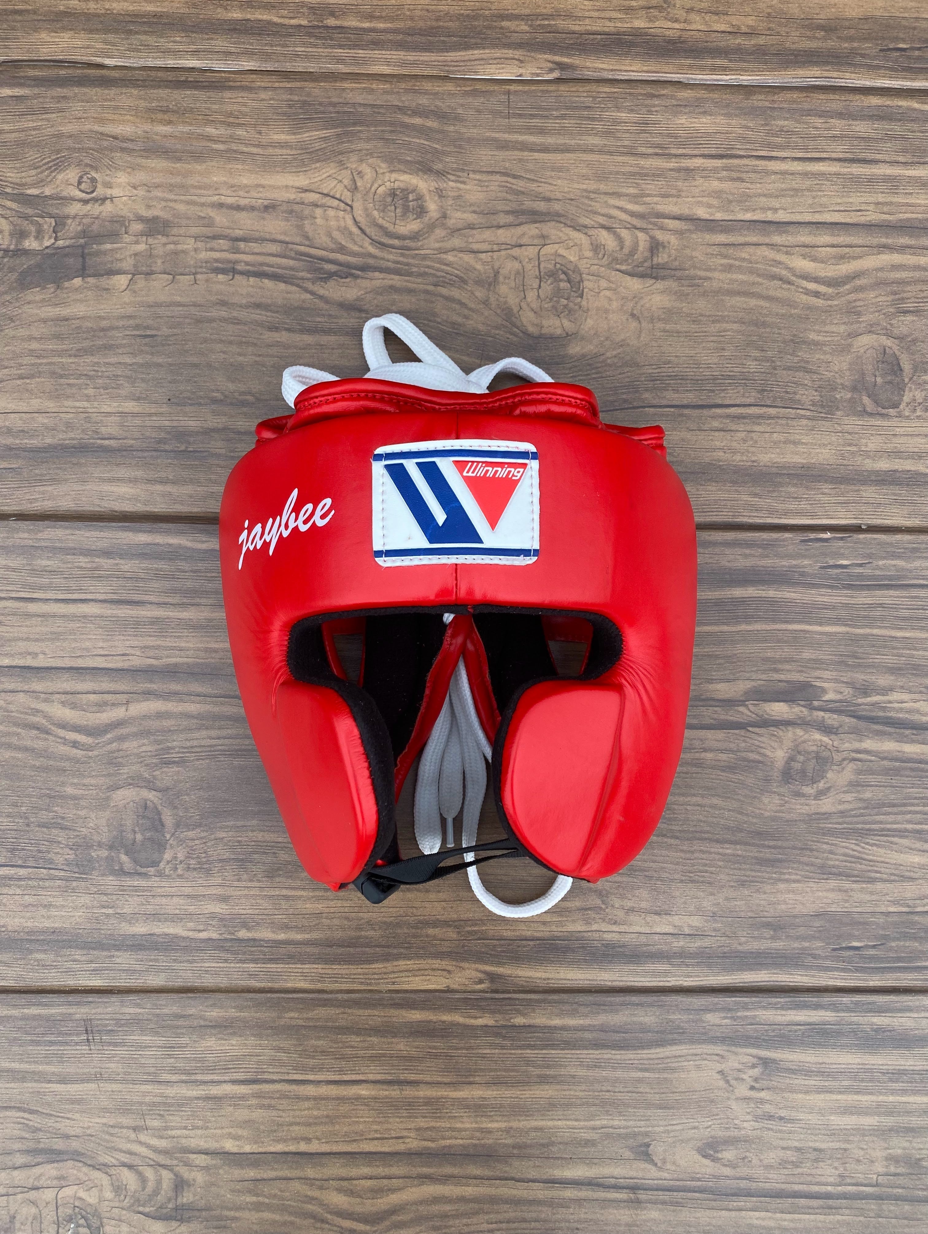 Winning Red/Black Full Boxing Set Headguard