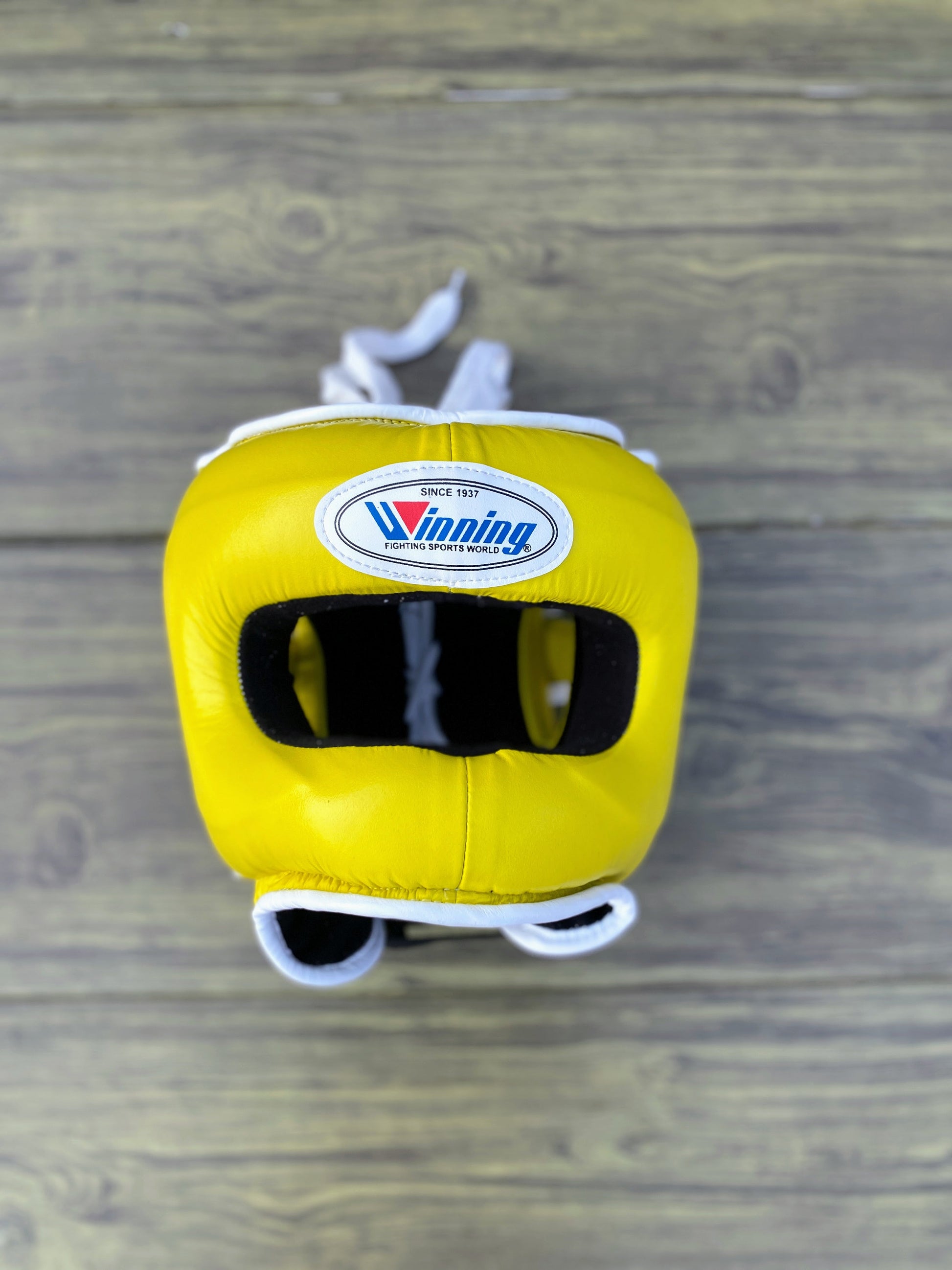 Winning Yellow Boxing Set Headguard