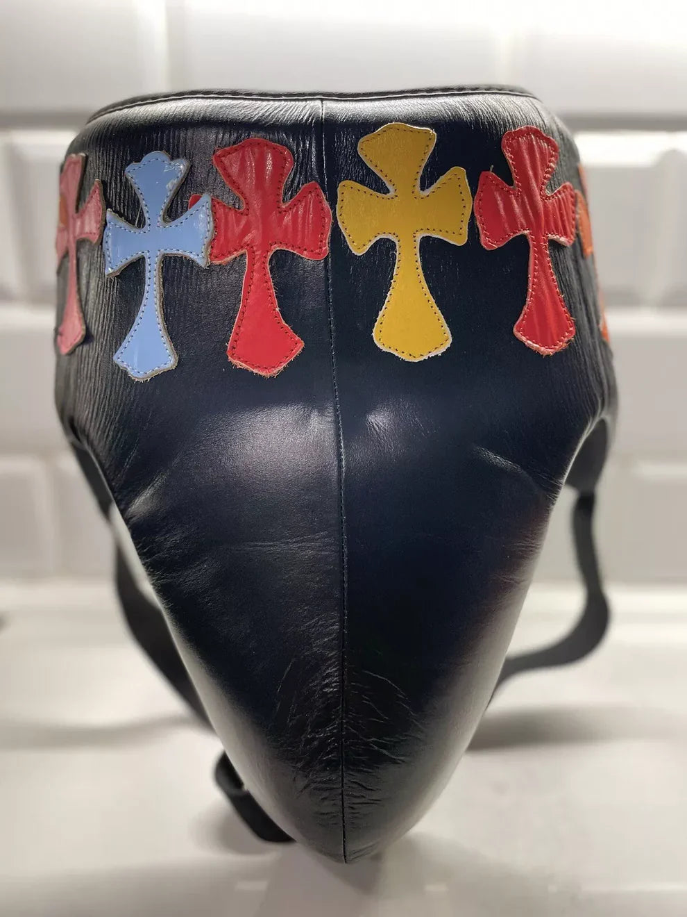 Winning Groin Protector | Chrome Heart Style Black