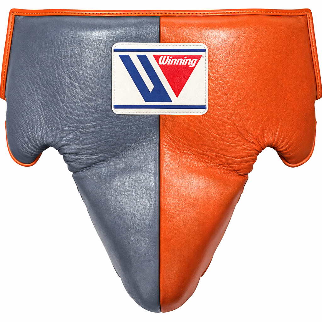 Winning Groin Protector | Grey/Orange