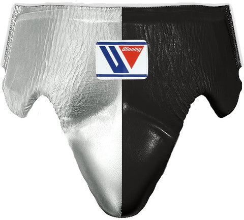Winning Silver/Black Groin Guard Premium Sparring Protection