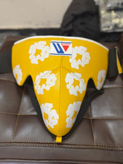 Winning Yellow/White Groin Protector Custom Fit Training Gear
