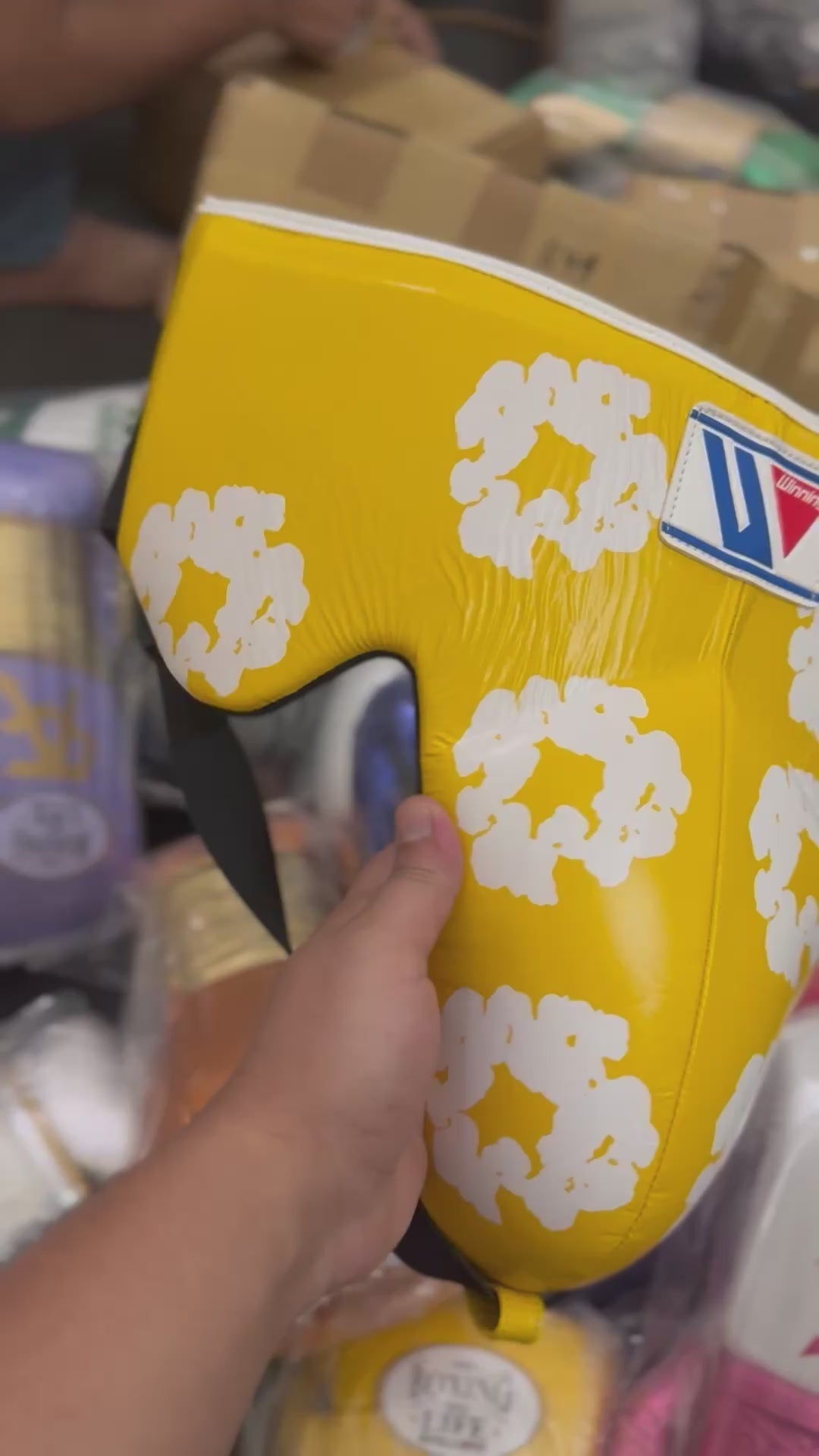 Winning Groin Protector | Yellow/White