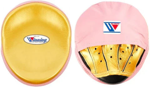 Winning Punching Mitts | Pink/Gold