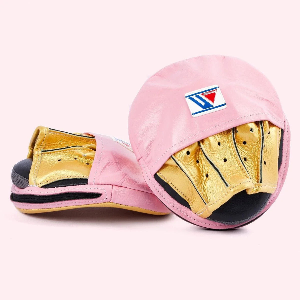Winning Punching Mitts | Pink/Gold