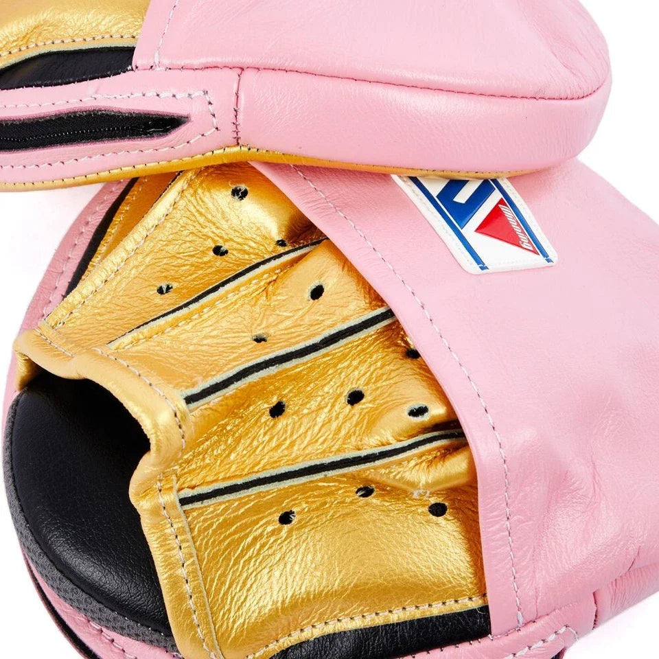 Winning Punching Mitts | Pink/Gold